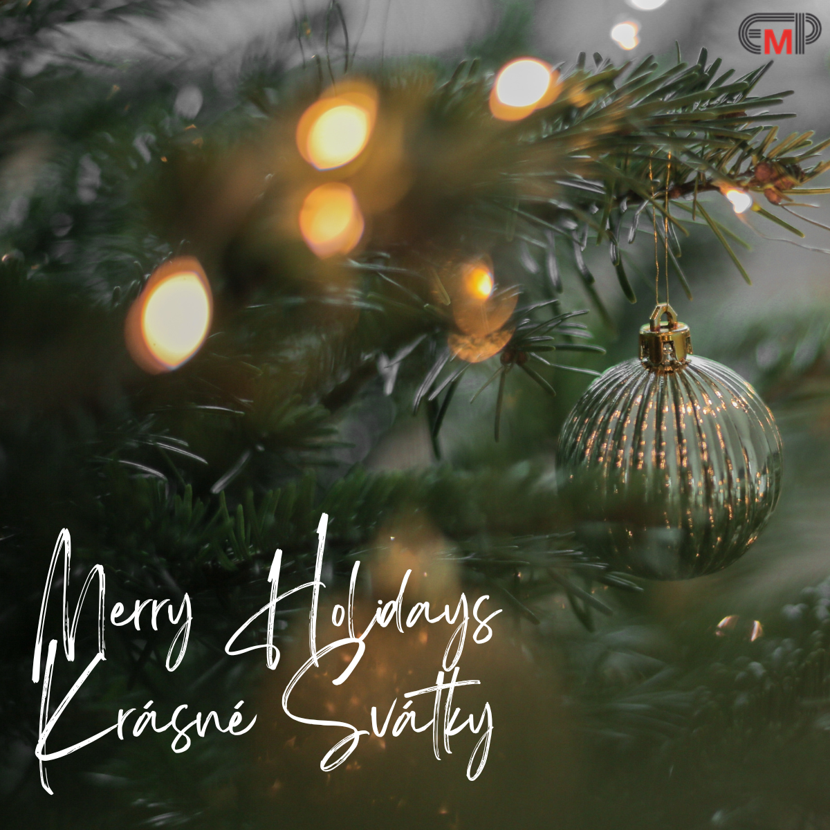 Colorful one photo with  wish merry christmas and happy new year linkedin post 2